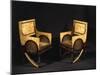 Art Nouveau Style Armchairs, Ca 1902-Carlo Bugatti-Mounted Giclee Print