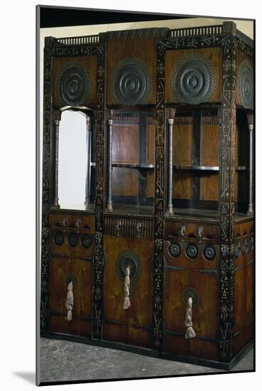 Art Nouveau Style Cabinet, Ca 1900-Carlo Bugatti-Mounted Giclee Print