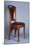 Art Nouveau Style Chair, 1900-Eugene Vallin-Mounted Giclee Print