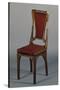 Art Nouveau Style Chair-Eugenio Quarti-Stretched Canvas