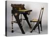 Art Nouveau Style Desk and Chair-Carlo Bugatti-Stretched Canvas