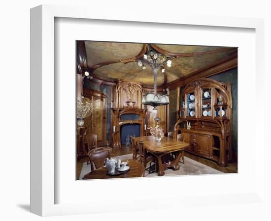 Art Nouveau Style Dining Room, 1903-1906-Eugene Vallin-Framed Giclee Print