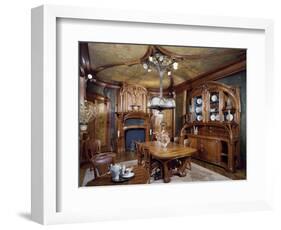 Art Nouveau Style Dining Room, 1903-1906-Eugene Vallin-Framed Giclee Print