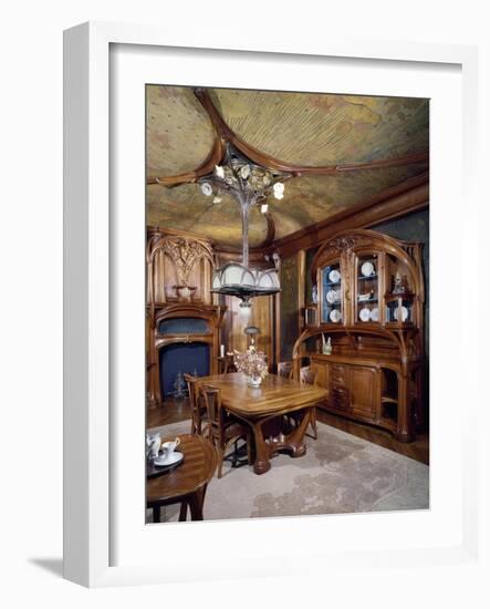 Art Nouveau Style Dining Room, 1903-1906-Eugene Vallin-Framed Giclee Print