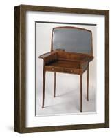 Art Nouveau Style Dressing Table with Mirror and Two Drawers, 1910-Louis Majorelle-Framed Giclee Print