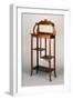 Art Nouveau Style Etagere with Metal and Mother of Pearl Encrustations, Ca 1900-Carlo Zen-Framed Giclee Print