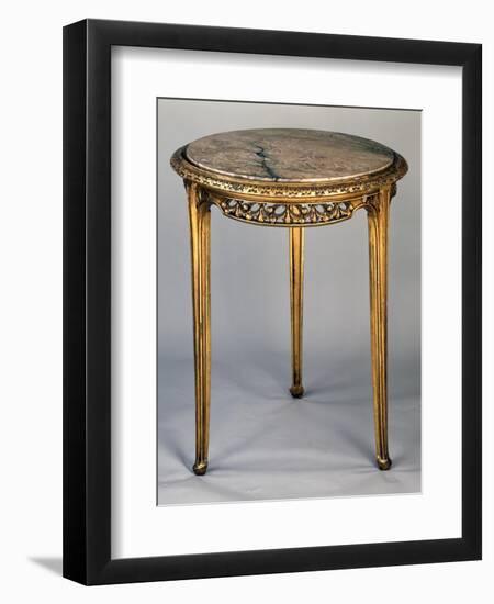 Art Nouveau Style Gueridon Three-Legged Table-Louis Majorelle-Framed Giclee Print