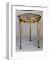 Art Nouveau Style Gueridon Three-Legged Table-Louis Majorelle-Framed Giclee Print