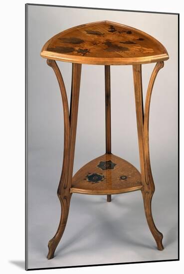 Art Nouveau Style Gueridon Three-Legged Table-Emile Galle-Mounted Giclee Print
