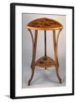 Art Nouveau Style Gueridon Three-Legged Table-Emile Galle-Framed Giclee Print