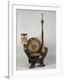 Art Nouveau Style Throne Chair with Asymmetrical Decoration-Carlo Bugatti-Framed Giclee Print