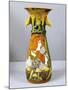 Art Nouveau Style Vase Decorated with Female Figure, Majolica-null-Mounted Giclee Print