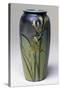 Art Nouveau Style Vase with Floral Decoration, 1900-null-Stretched Canvas