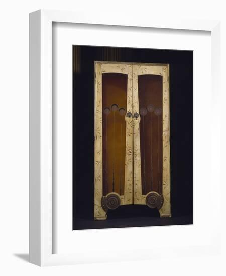 Art Nouveau Style Wardrobe, Ca 1902-Carlo Bugatti-Framed Giclee Print