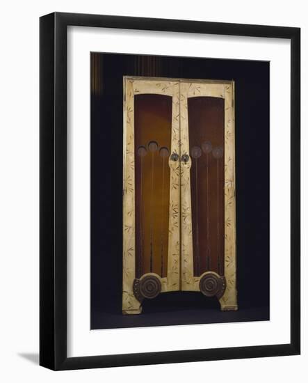 Art Nouveau Style Wardrobe, Ca 1902-Carlo Bugatti-Framed Giclee Print