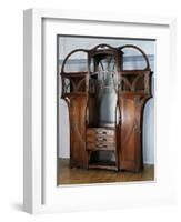 Art Nouveau Style Welsh Dresser, Part of Dining Room Set, 1897-1899-Gustave Serrurier-Bovy-Framed Giclee Print