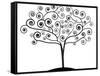 Art Nouveau Tree-NaturalVisions-Framed Stretched Canvas