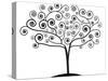 Art Nouveau Tree-NaturalVisions-Stretched Canvas