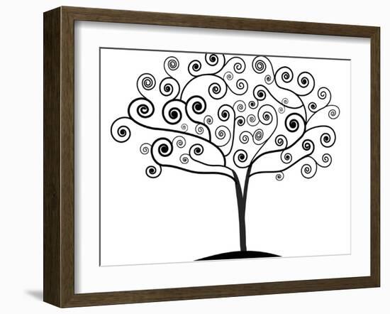 Art Nouveau Tree-NaturalVisions-Framed Art Print