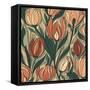 Art Nouveau Tulips-Sasha-Framed Stretched Canvas