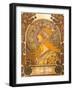 Art Nouveau Zodiac Woman-null-Framed Art Print