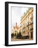 Art Noveau architecture in Central Riga, Latvia, Baltic States, Europe-Ben Pipe-Framed Photographic Print