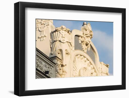 Art Noveau architecture in Central Riga, Latvia, Baltic States, Europe-Ben Pipe-Framed Photographic Print