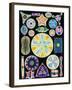 Art of Diatom Algae (from Ernst Haeckel)-null-Framed Premium Photographic Print