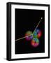 Art of Electron Interacting with Nucleus-Science Photo Library-Framed Photographic Print