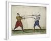 Art of Fencing-null-Framed Giclee Print