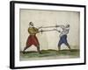 Art of Fencing-null-Framed Giclee Print