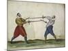 Art of Fencing-null-Mounted Giclee Print