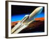 Art of Launch of Ariane 5 Rocket-David Ducros-Framed Photographic Print