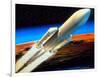 Art of Launch of Ariane 5 Rocket-David Ducros-Framed Photographic Print