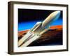 Art of Launch of Ariane 5 Rocket-David Ducros-Framed Photographic Print