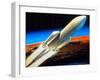 Art of Launch of Ariane 5 Rocket-David Ducros-Framed Photographic Print