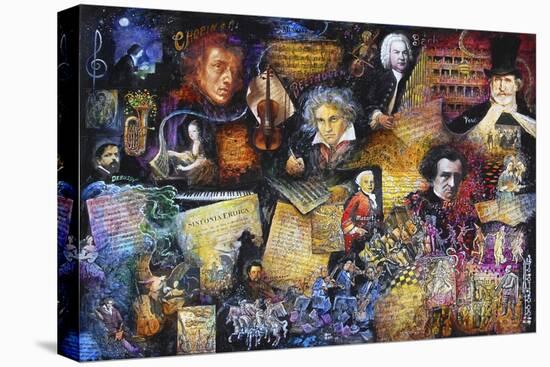 Art of Music-Bill Bell-Stretched Canvas