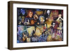 Art of Music-Bill Bell-Framed Giclee Print