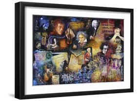 Art of Music-Bill Bell-Framed Giclee Print