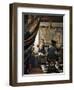 Art of Painting-Johannes Vermeer-Framed Art Print