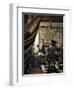 Art of Painting-Johannes Vermeer-Framed Art Print