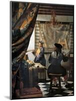 Art of Painting-Johannes Vermeer-Mounted Art Print
