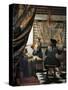 Art of Painting-Johannes Vermeer-Stretched Canvas