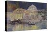 Art Palace at Night-null-Stretched Canvas