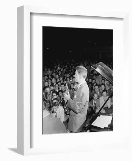 Art Pepper, c.1947-William Paul Gottlieb-Framed Photographic Print