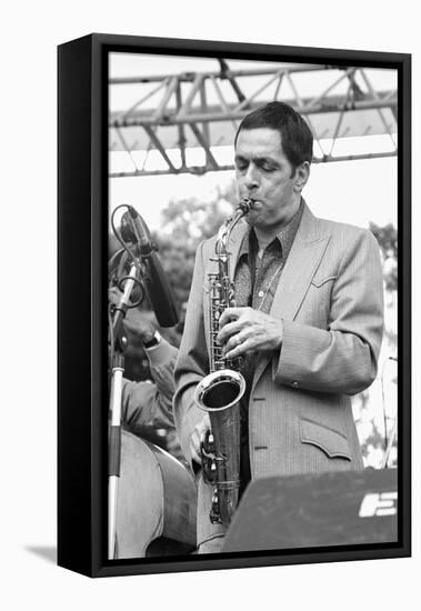 Art Pepper, Capital Jazz, Knebworth, 1981-Brian O'Connor-Framed Stretched Canvas