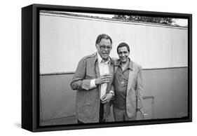 Art Pepper, (Dexter Gordon), Knebworth, 1981-Brian O'Connor-Framed Stretched Canvas