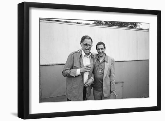 Art Pepper, (Dexter Gordon), Knebworth, 1981-Brian O'Connor-Framed Photographic Print