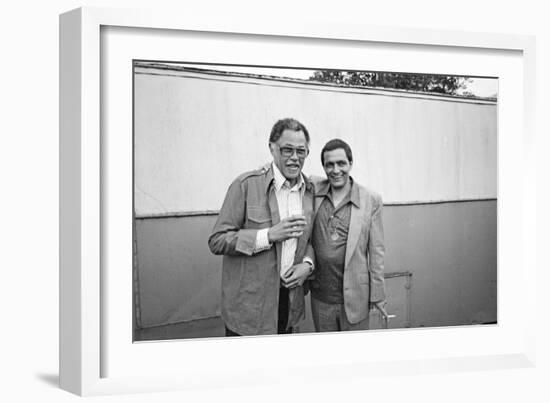 Art Pepper, (Dexter Gordon), Knebworth, 1981-Brian O'Connor-Framed Photographic Print