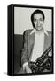 Art Pepper Holding His Saxophone, Royal Festival Hall, London, 14 July, 1980-Denis Williams-Framed Stretched Canvas